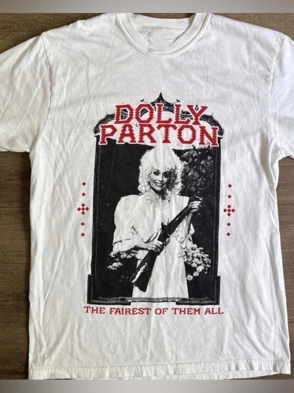 Dolly Parton The Fairest Of Them All Graphic Gildan Tee